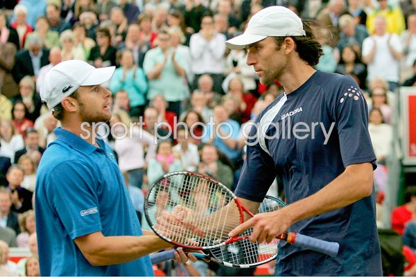 Andy Roddick and Ivo Karlovic