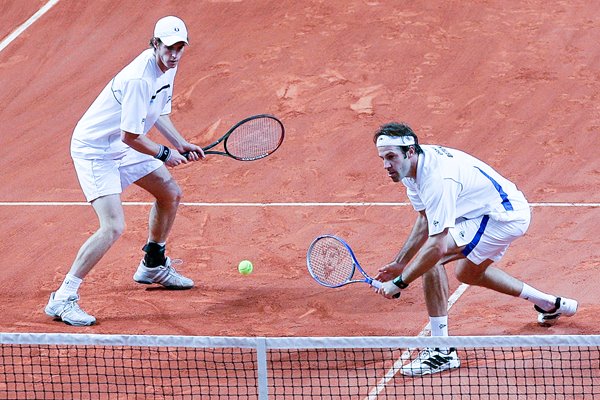 Andy Murray and Greg Rusedski 