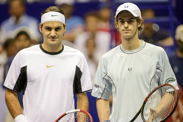 Andy Murray and Roger Federer 