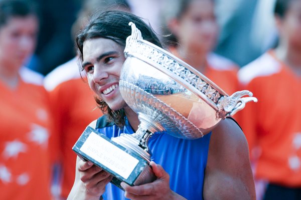 Rafael Nadal 2006 French Open trophy  