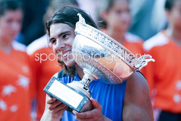 Rafael Nadal 2006 French Open trophy  
