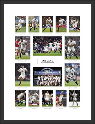 2016 ENGLAND 6 NATIONS GRAND SLAM TEAM SPECIAL