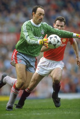 Bruce Grobbelaar Liverpool Brian McClair Manchester United