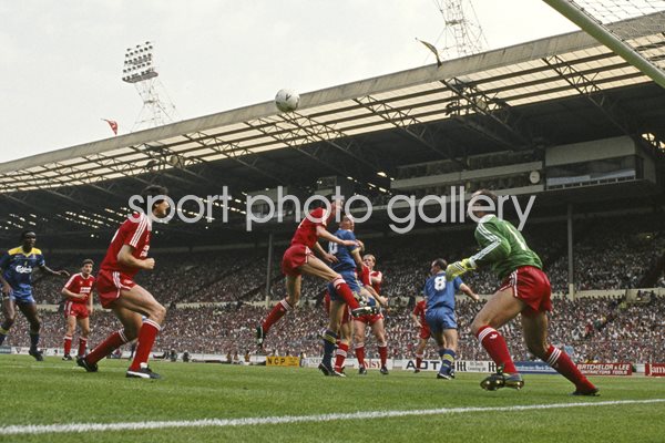 Lawrie Sanchez scores Wimbledon v Liverpool FA Cup Final 1988