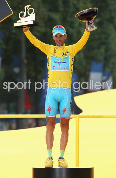 Vincenzo Nibali Tour de France 2014 Champion Paris