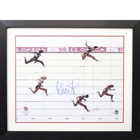 JESSICA ENNIS SIGNED LONDON 2012 PHOTO FINISH