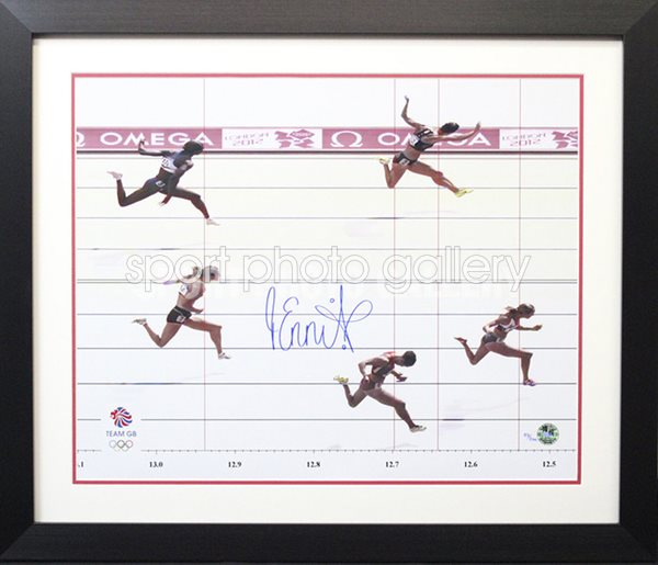 JESSICA ENNIS SIGNED LONDON 2012 PHOTO FINISH