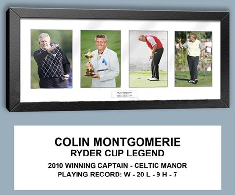 COLIN MONTGOMERIE SIGNED RYDER CUP MONTAGE - £195