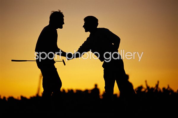 Seve and Olly Sunset Ryder Cup Kiawah Island 1991