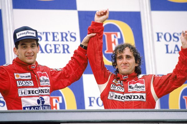 Alain Prost & Ayrton Senna Australian GP 1988