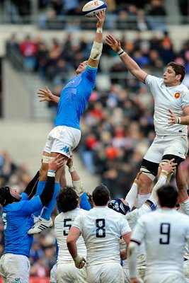 Sergio Parisse Italy v France 2012