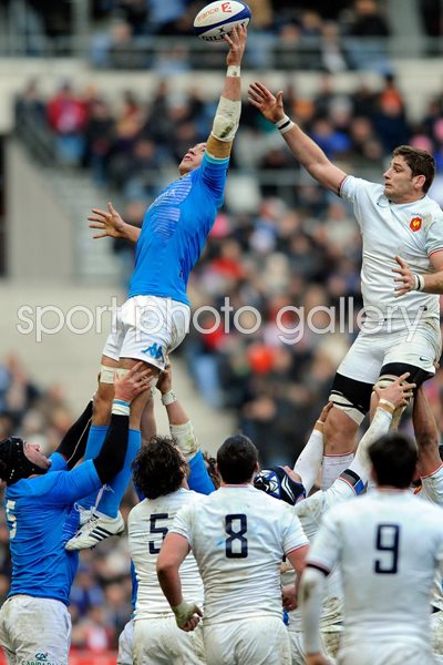 Sergio Parisse Italy v France 2012