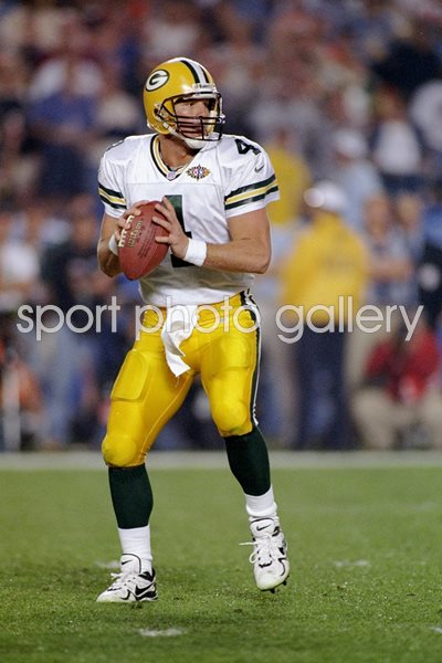 Brett Favre Green Bay Packers Quarterback Superbowl 1998