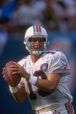 Dan Marino Miami Dolphins Quarterback v Patriots 1994