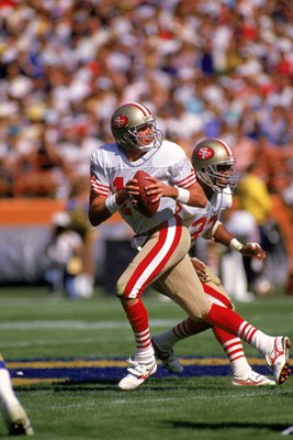 Joe Montana San Francisco 49ers v LA Rams 1988
