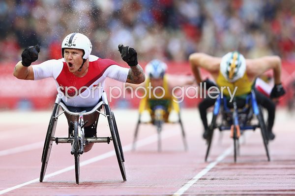 David Weir T54 1500m Commonwealth Games 2014