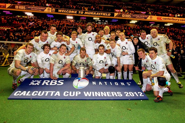 England Calcutta Cup Winners 2012