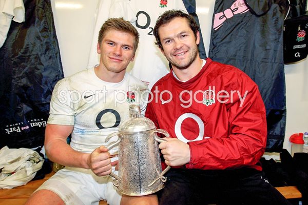 Andy Farrell and Owen Farrell Murrayfield 2012