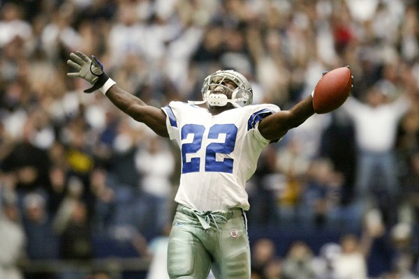 Emmitt Smith Dallas Cowboys NFL rushing record 2002