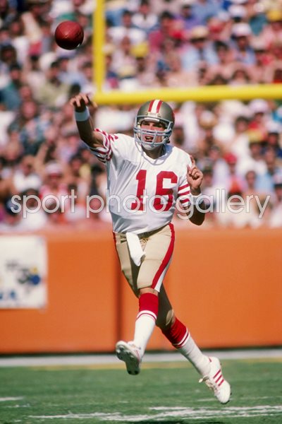 Joe Montana San Francisco 49ers v Rams 1983