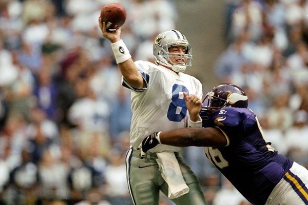 Troy Aikman Dallas Cowboys v Vikings 1998