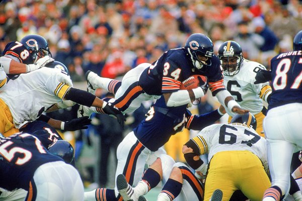 Walter Payton Chicago Bears v Steelers 