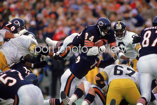 Walter Payton Chicago Bears v Steelers 