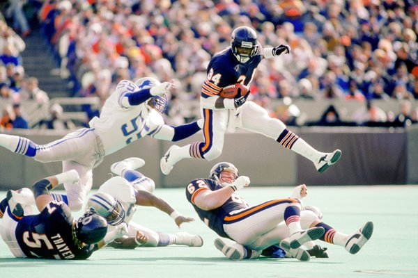 Walter Payton Chicago Bears v Lions 1987