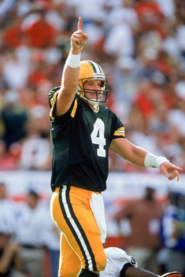 Brett Favre Green Bay Packers v Tampa Bay 2001