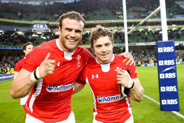 Jamie Roberts & Leigh Halfpenny Dublin 2012