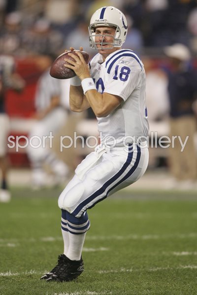 Peyton Manning Indianapolis Colts v Patriots 2004