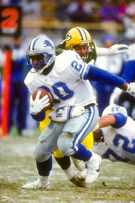 Barry Sanders Detroit Lions v Packers 1992