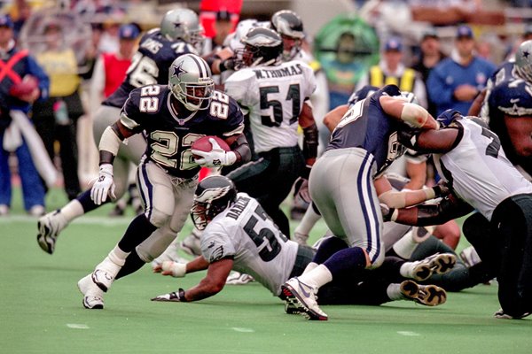 Emmitt Smith Dallas Cowboys v Eagles 1999