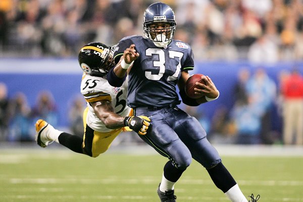 Shaun Alexander Seattle Seahawks Super Bowl XL 2006