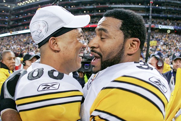 Jerome Bettis & game MVP Hines Ward Super Bowl 2006