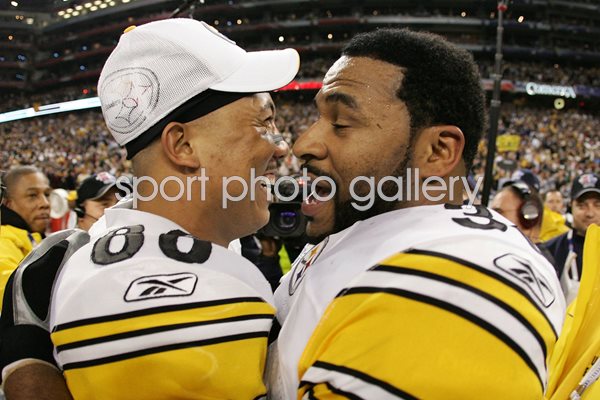 Jerome Bettis & game MVP Hines Ward Super Bowl 2006