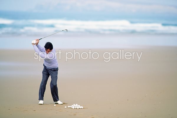 Seve Ballesteros beach Pedrena Spain 