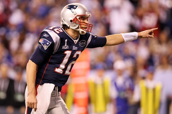 Tom Brady New England Patriots Super Bowl 2012