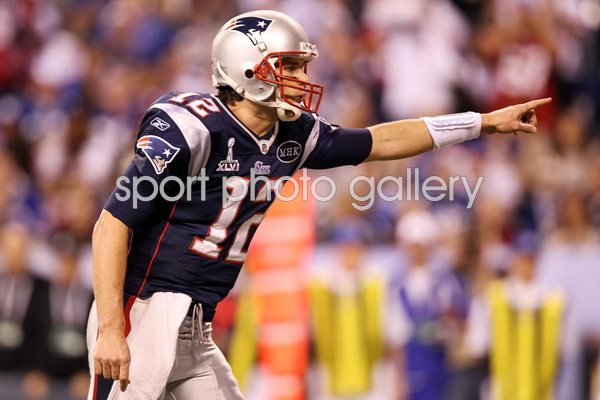 Tom Brady New England Patriots Super Bowl 2012