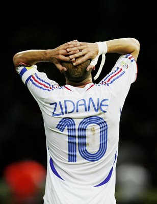 Zinedine Zidane France v Italy World Cup 2006