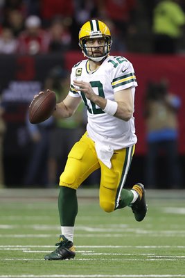 Aaron Rodgers Green Bay v Atlanta NFC Championship Game 2017