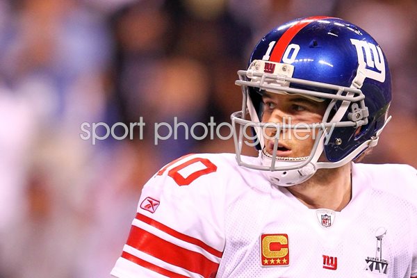 Eli Manning New York Giants Super Bowl 2012 