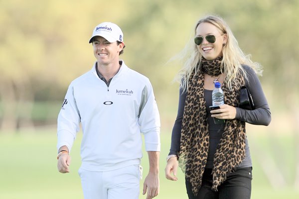 Rory McIlroy & Girlfriend Caroline Wozniacki 