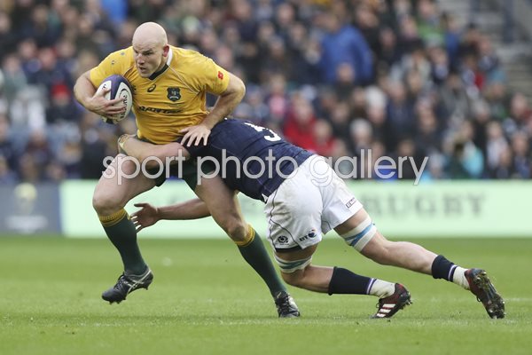 Stephen Moore Australia v Scotland Murrayfield 2016