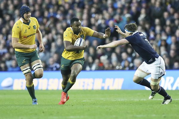 Tevita Kuridrani of Australia v Scotland Murrayfield 2016