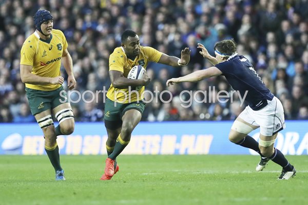 Tevita Kuridrani of Australia v Scotland Murrayfield 2016