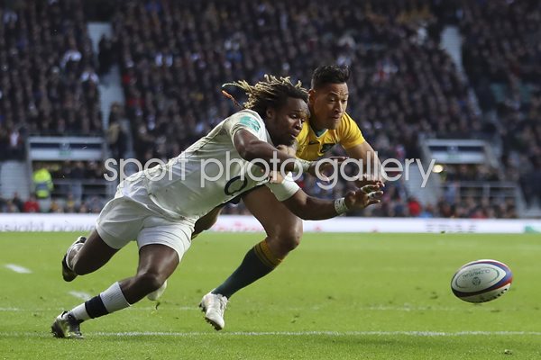 Marland Yarde England scores v Australia Twickenham 2016