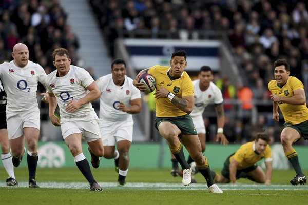 Israel Folau Australia v England Twickenham 2016