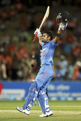 Virat Kohli India v New Zealand ODI Napier 2014