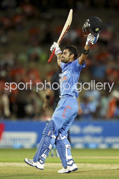 Virat Kohli India v New Zealand ODI Napier 2014